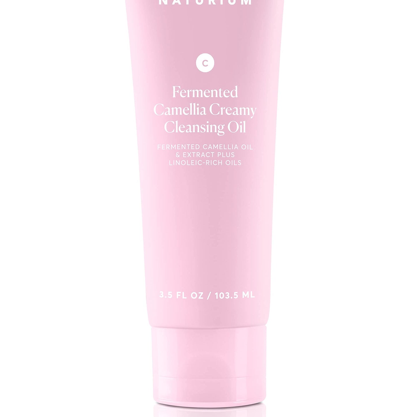 Naturium Camellia Creamy Cleansing Oil, Fermented Camellia Oil & Extract Plus Linoleic-Rich Oils, 3.5 oz