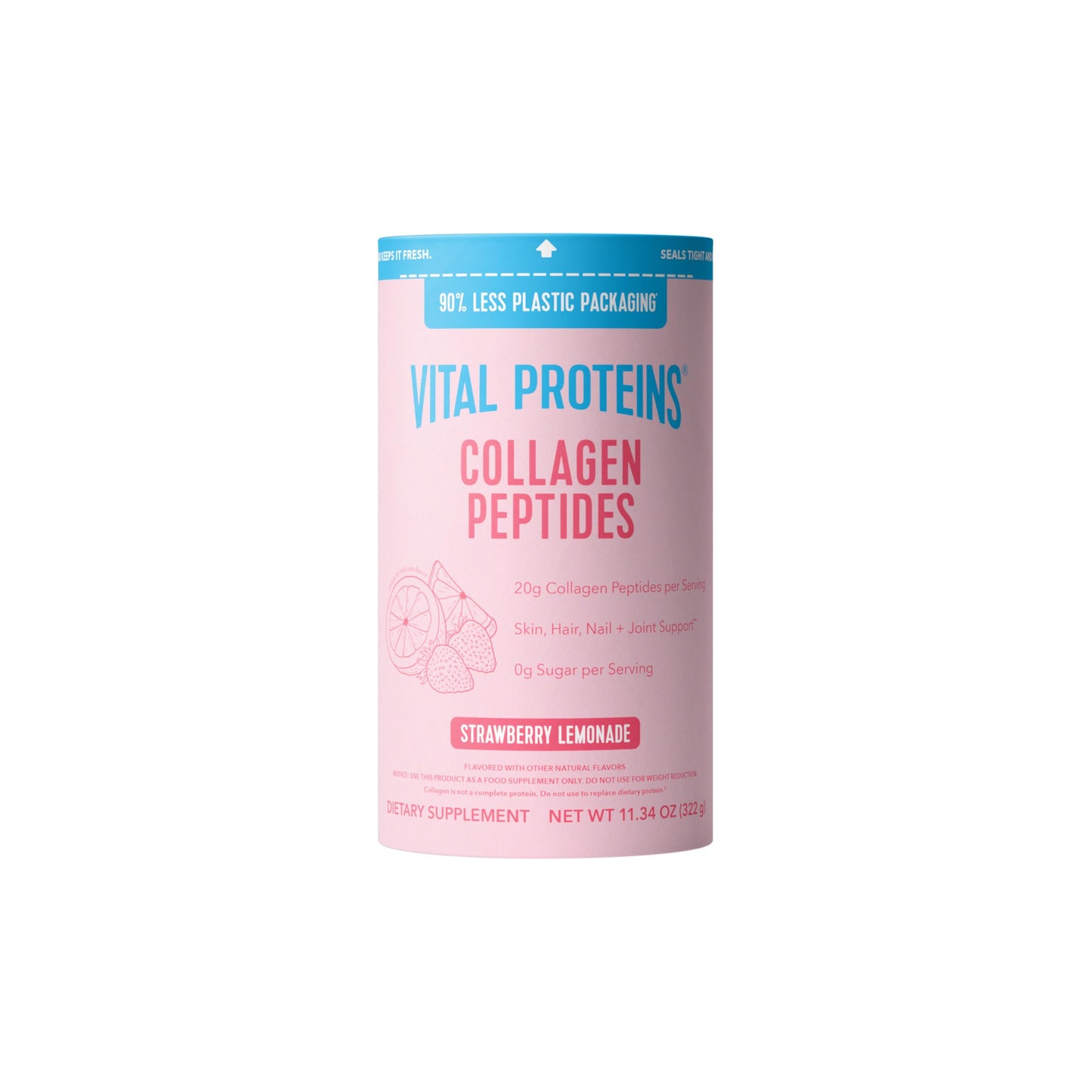 Vital Proteins Collagen Peptides Powder - Supports Hair, Nail, Skin, Bone & Joint Health, Unflavored, Collagen Protein 9.33 OZ