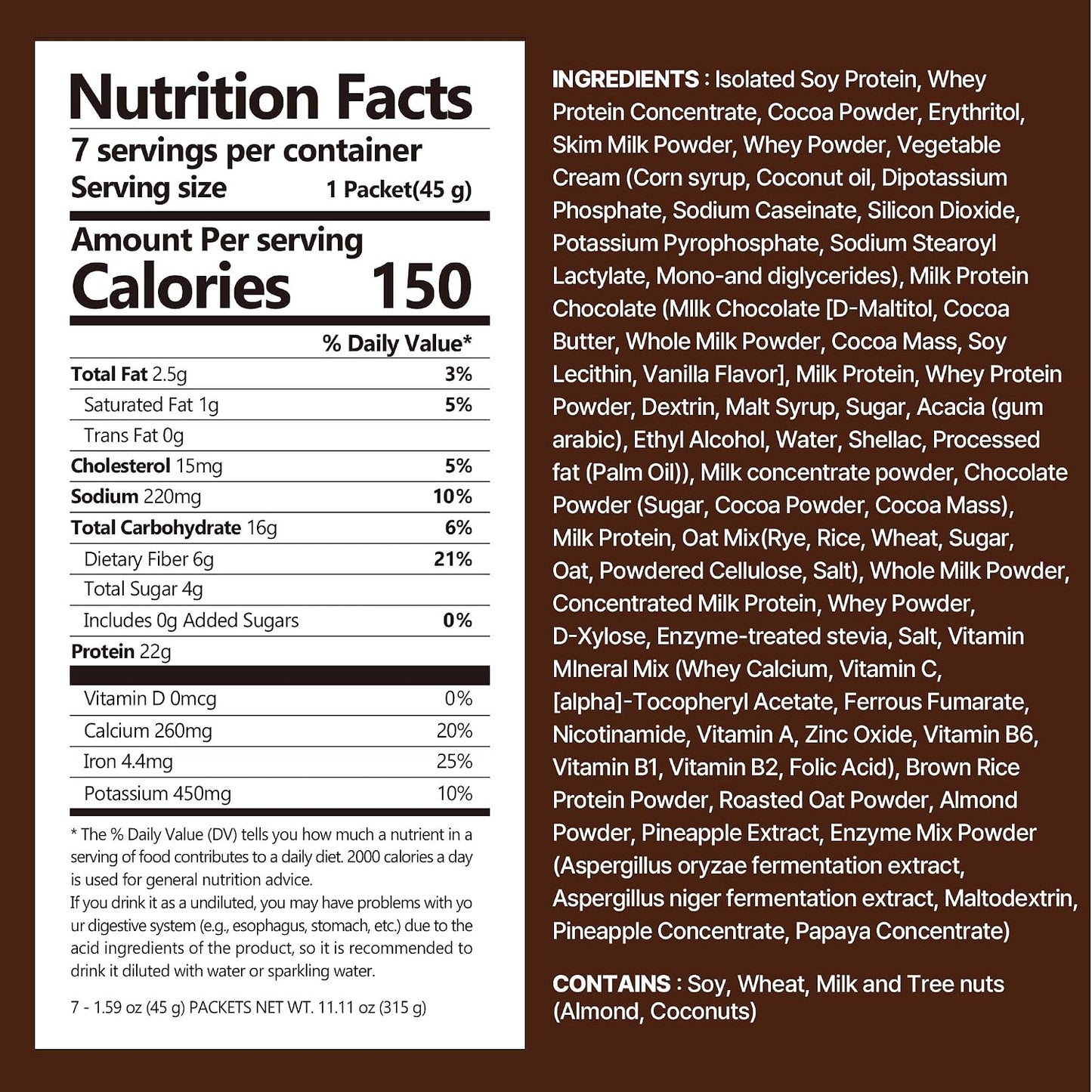 [Flimeal] Sweet Strawberry & Rich Chocolate Duo Protein Shake – Low Sugar, Keto-Friendly Meal Replacement Protein Powder (7 Servings x 2 Packs)